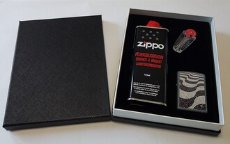 Zippo Geschenkbox D Fzg. Copacabana + Steine + Benzin