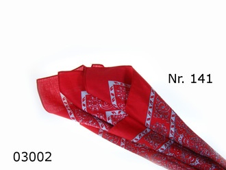 Snuff handkerchief red Venetia Nb. 141