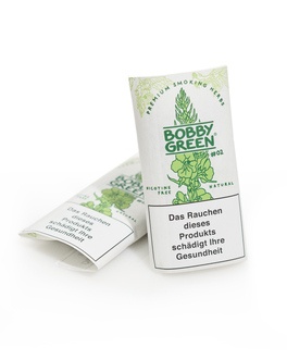 Bobby Green #02 20g Tabakersatz mit Königskerze,Himbeerblätter,Eibisch und Damiana