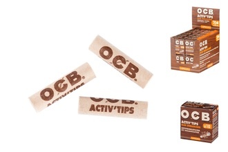 OCB Activ'Tips unbleached Slim 7mm, Packung á 10 Filter