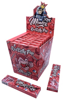 Monkey King KS Slim Smell Pack Red Lolly Pop +Tips 14gr 32 Blatt