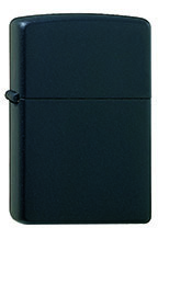 Zippo 60001320 black matte chrome out Bottom