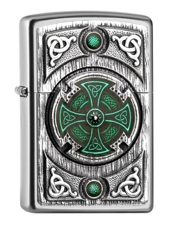 Zippo 2005167 Celtic Green Cro