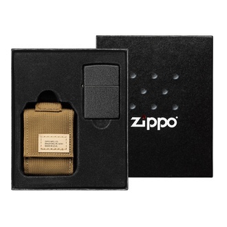 Zippo 60005677 Molle Pouch Coyote + Lighter Gift Set