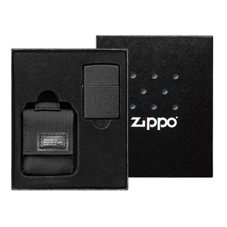 Zippo 60005678 Molle Pouch Black + Lighter Gift Set