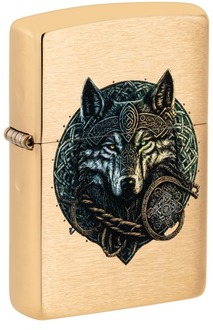 Zippo 60007003 204B Wolf Warrior 