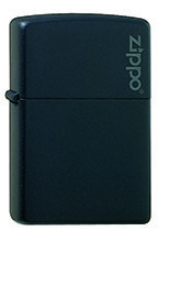 Zippo 60001203 Blackmatte Logo