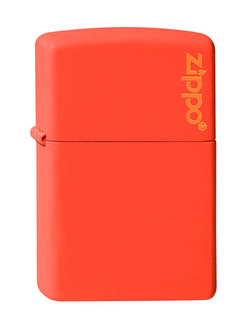 Zippo 60001268Orange matt.Logo