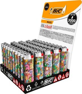 Bic Disposible Lighter J26 Maxi Crazy World