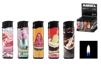 Angel Disposable Lighter Piezo Icecream, refillable