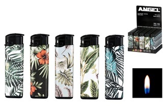 Angel Disposable Lighter Piezo Leaves/Blossoms, refillable