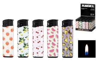 Angel Disposable Lighter Piezo Fruits, refillable