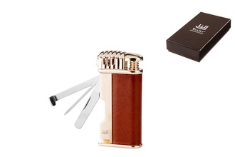 Winjet Lighter Davos Pipe Piezo, Brown/Gold, Tool