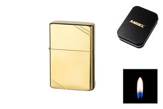 Angel Oil Lighter gold-coloured polished