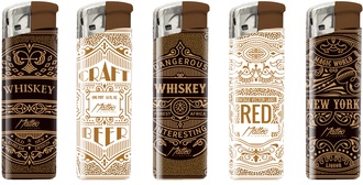 Matteo Electronic Lighter Piezo Whiskey