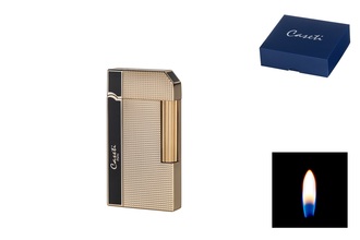 Caseti Lighter Rome Flint, Black/Gold Caree