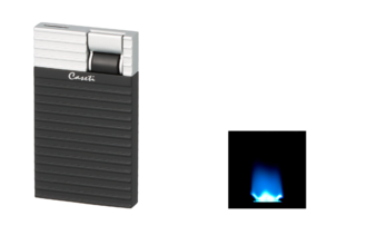 Caseti lighter flat flame, black matt