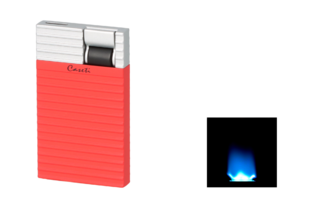 Caseti lighter flat flame, red matt