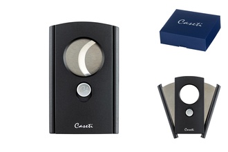 Caseti Cigar Cutter black matte/chrom, Ring 60