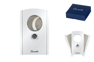 Caseti Cigar Cutter silver-colored matte/chrom, Ring 60