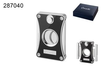 Caseti Cigar Cutter Black, 2 Blades