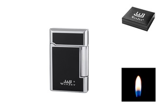 Winjet premium lighter flint, chrome, black/silver