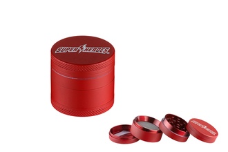 Super Heroes Grinder 4tlg. Ceramic rot, Ø 4cm, H. 3,7cm