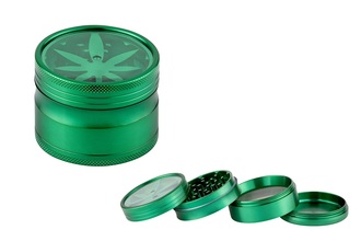 Super Hereos Aluminium Grinder green Ø 63mm 4pcs