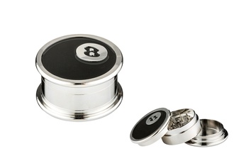 Grinder, 3pcs, metal, Ø52mm H. 30mm Billiard ball