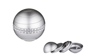 Gyro Grinder, 3pcs, metal ball, Ø60mm, H.60 mm, chrome