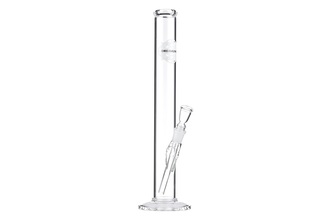 Dreamliner Glasbong Zylinder transparent, H. 40cm, Ø 3,3cm Chillum 18er Schliff