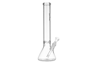 Super Heroes Glasbong Ice transparent, H. 41cm, Ø 4cm Chillum 18er Schliff