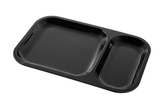 Rolling Tray 23x15x1,5cm, schwarz