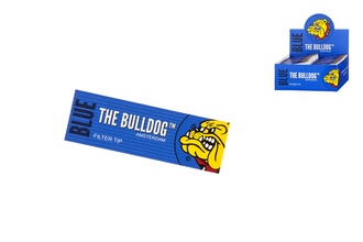 Bulldog Filter Tips blue 60x20mm