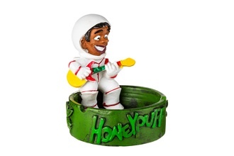 Ashtray, Polyresin Rasta Honeypuff