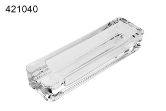 Angelo cigar ashtray, glass 1 shelf, 20x6x 3.5cm