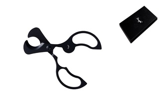 Cigar Scissor 14,5cm, black, extra Sharp