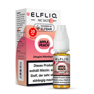 ELFBAR Elfliq SALT Liquid ApplePeach 20mg 10ml