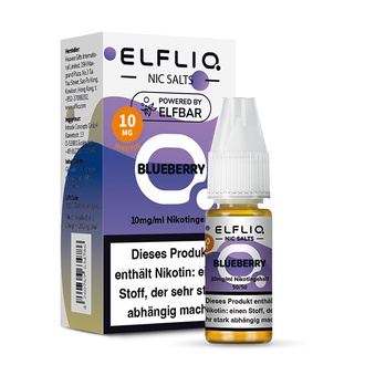 ELFBAR Elfliq SALT Liquid Blueberry 10mg 10ml