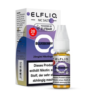 ELFBAR Elfliq SALT Liquid Blueberry 20mg 10ml