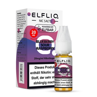 ELFBAR Elfliq SALT Liquid Blueberry Sour Raspberry 20mg 10ml