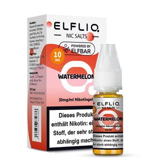 ELFBAR Elfliq SALT Liquid Watermelon 10mg 10ml