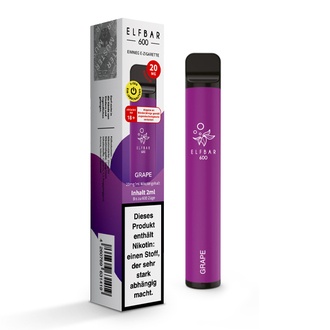 ELFBAR Einweg E-Zigarette Grape 20mg/ml ca.600 Züge