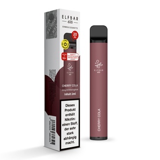 ELFBAR Einweg E-Zigarette Cherry Cola 20mg/ml ca.600 Züge