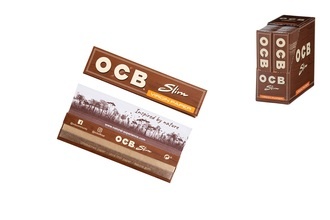 OCB unbleached Slim Virgin, 50 Heftchen, 32 Blatt