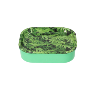 Super Heroes Rolling Tray Leaf +Tinbox 18x14x4,5cm