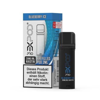 EXPOD Pro POD Blueberry Ice 20mg/ml, ca. 600 Züge