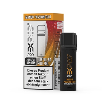 EXPOD Pro POD Mango Passionsfruit 20mg/ml, ca. 600 Züge