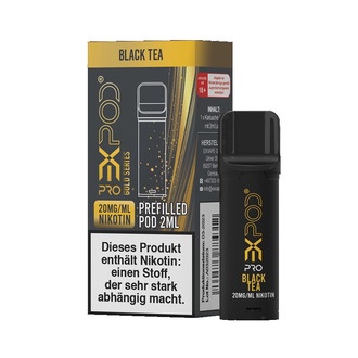 EXPOD Pro POD - Gold Series - Black Tea 20mg/ml, ca. 600 Züge