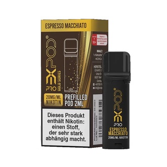 EXPOD Pro POD - Gold Series - Espresso Macchiato 20mg/ml, ca. 600 Züge